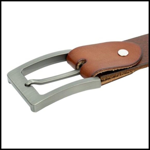 Single Prong Belt Buckle Replacement Heavy Duty Alloy Zinc 1.5\